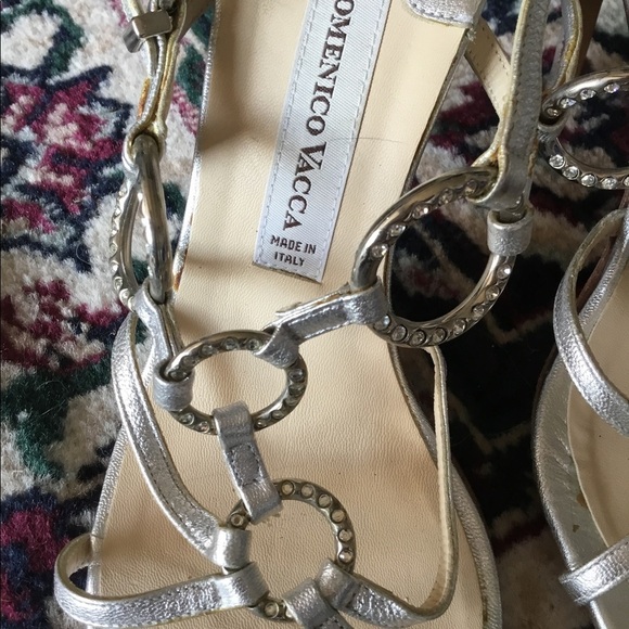 Domenico Vacca Silver jewelled sandals - Picture 4 of 7